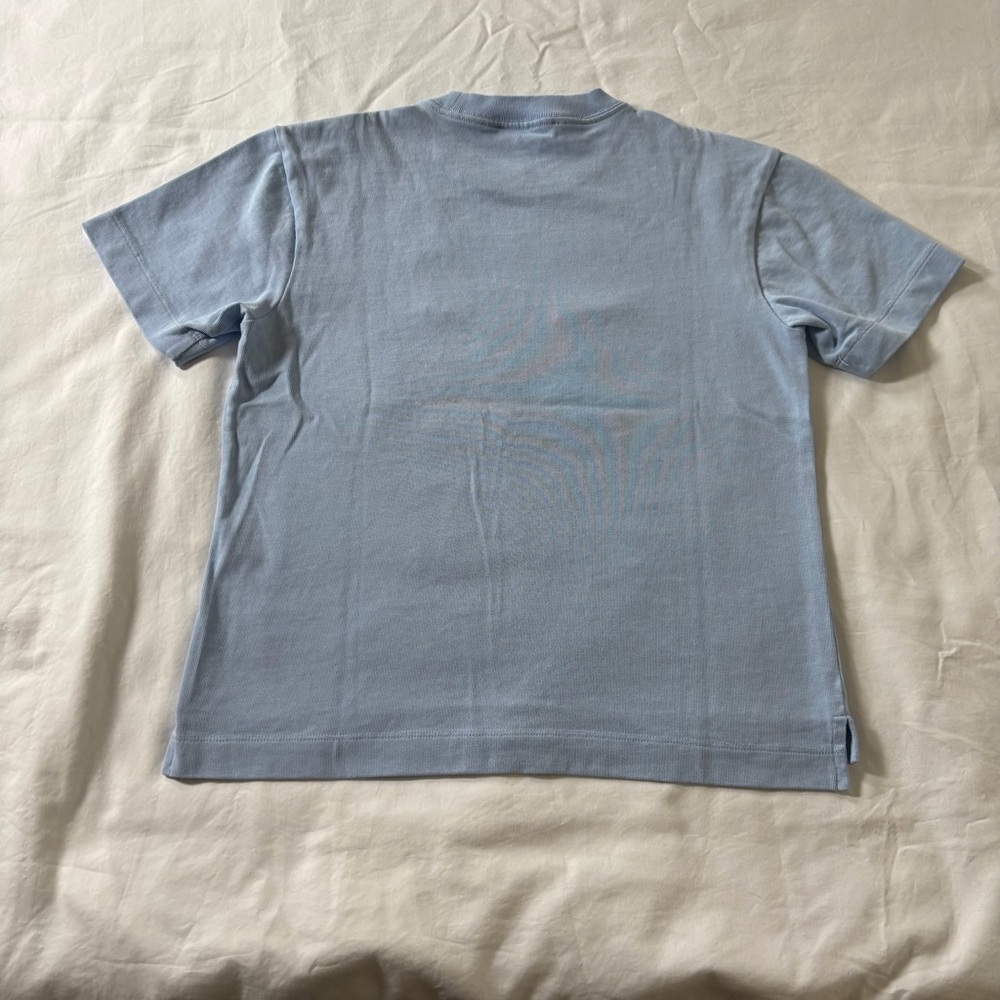 FRAME Graphic Tee Blue Abstract Logo | XS | EXCELLENT - Picture 6 of 8